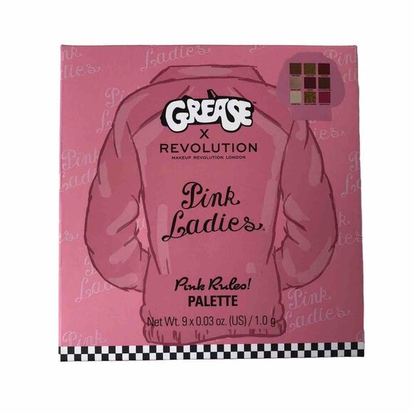 Revolution X Grease Pink Ladies Pink Rules Eyeshadow Palette - Picture 1 of 8